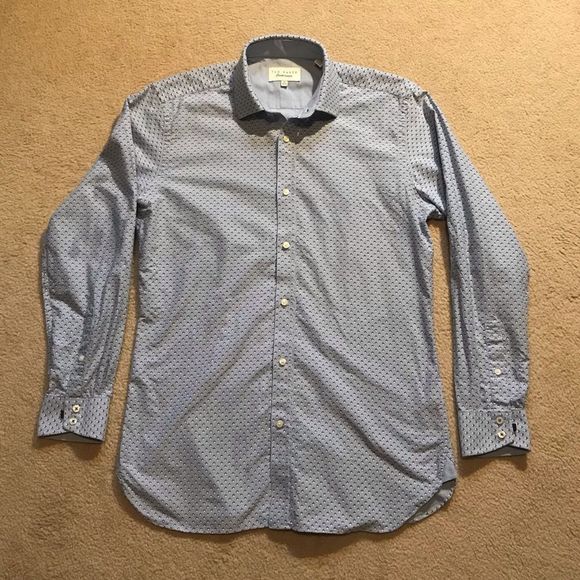Ted Baker size M (32/33) button up dress shirt - Picture 1 of 6